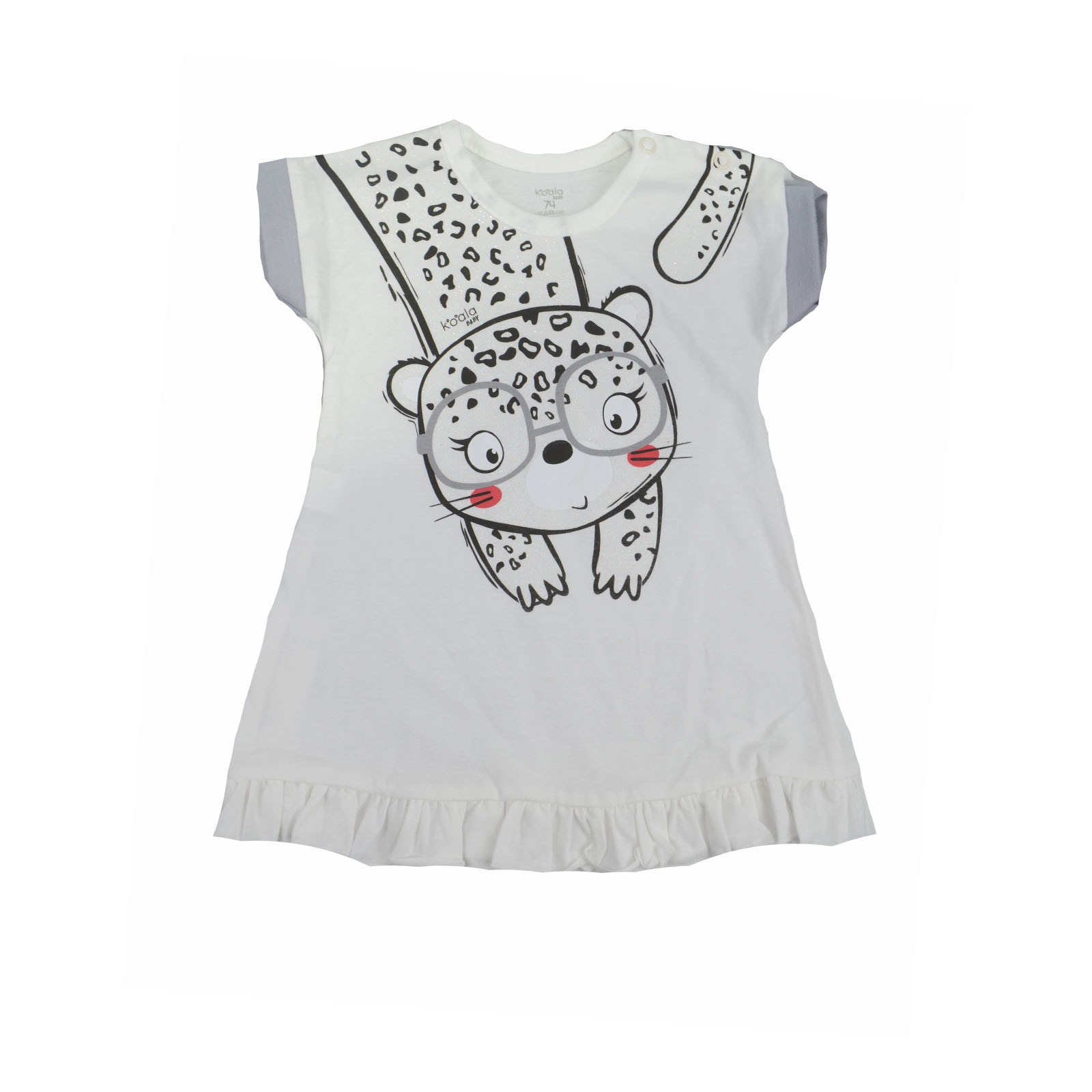 Rochita pentru fete Koala Sara 07-615A, Alb 56784