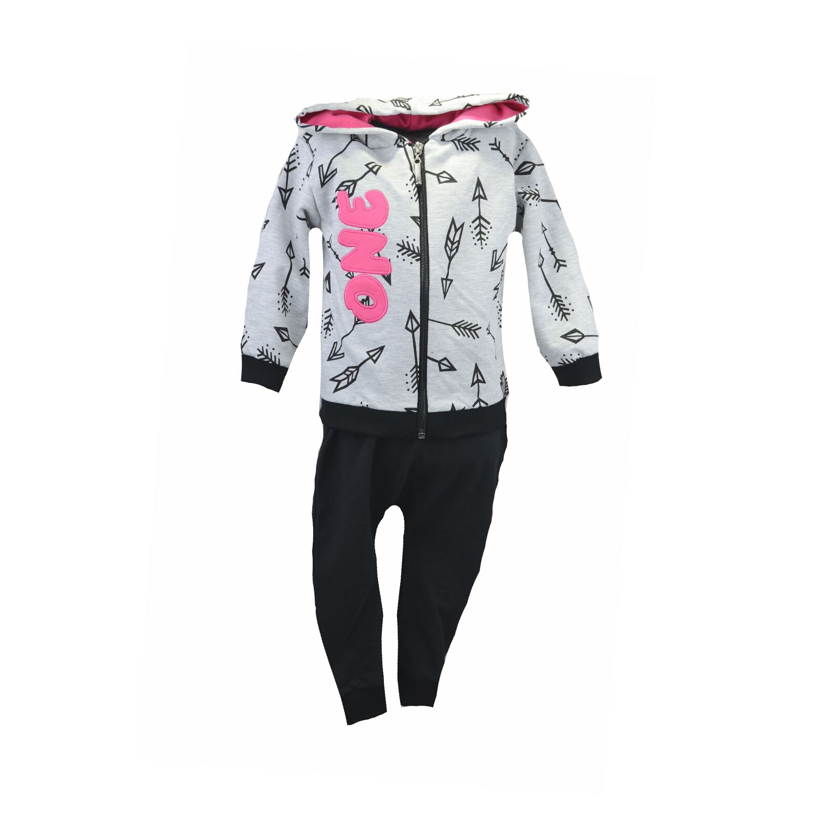 Compleu 2 piese pentru fete Koala One 08-204, Multicolor 86 cm