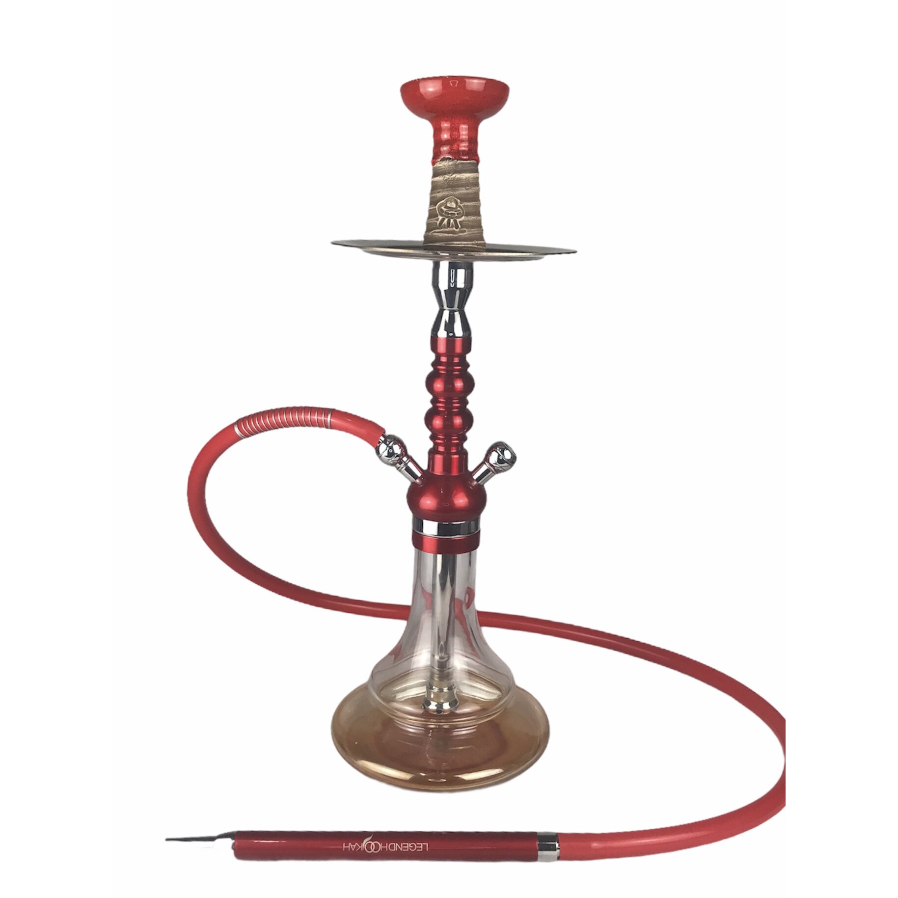 Narghilea Hookahlegend Telescopic, MM, Aluminiu, Rosu