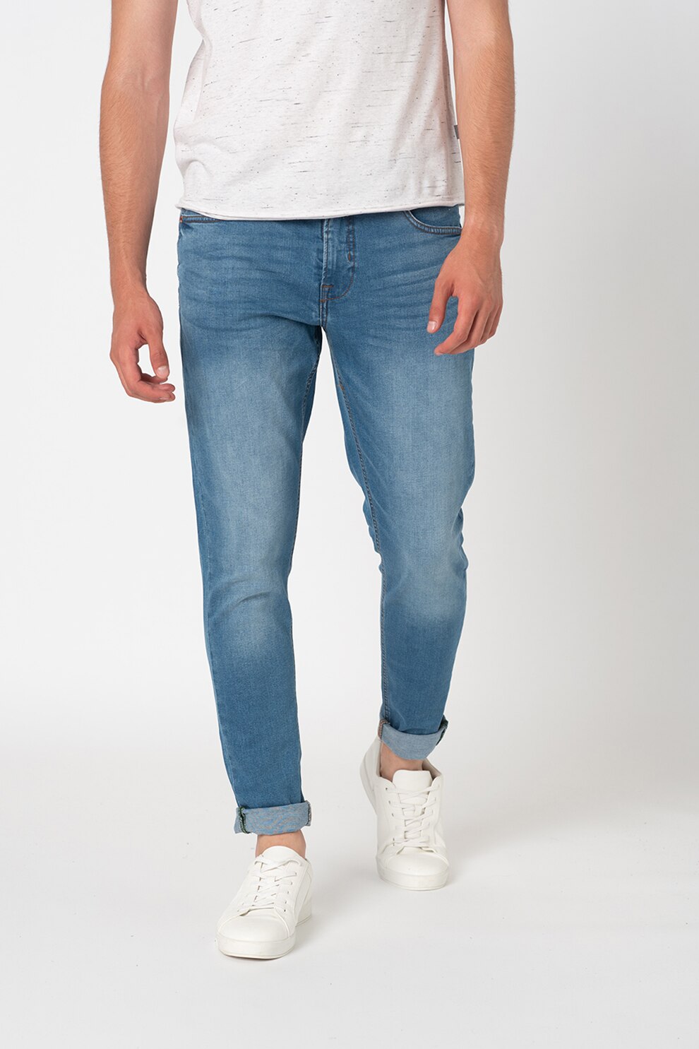 !Solid, Blugi regular fit Rob, Albastru, W29-L32