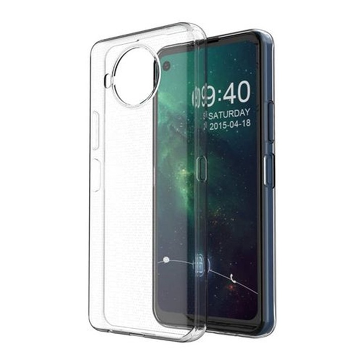 Кейс за телефон Nokia C20 Plus - прозрачен силиконов калъф