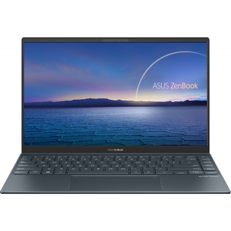 Ultrabook ASUS 14'' ZenBook 14 UX425EA, FHD, cu procesor Intel® Core™ i5-1135G7 (8M Cache, up to 4.20 GHz), 16GB DDR4X, 512GB SSD, Intel Iris Xe, Win 10 Home, Pine Grey