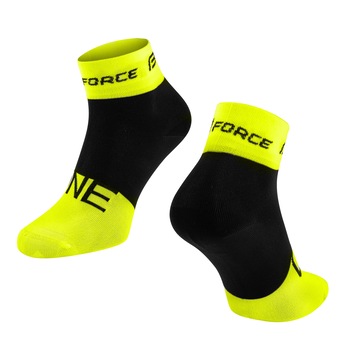 Sosete Force One, fluo/negru, S-M 36-41 Sosete Force One, fluo/negru, S-M 36-41