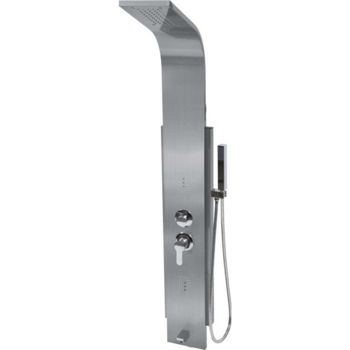Хидромасажна душ система Fala Steely 6, 5 функции, Инокс