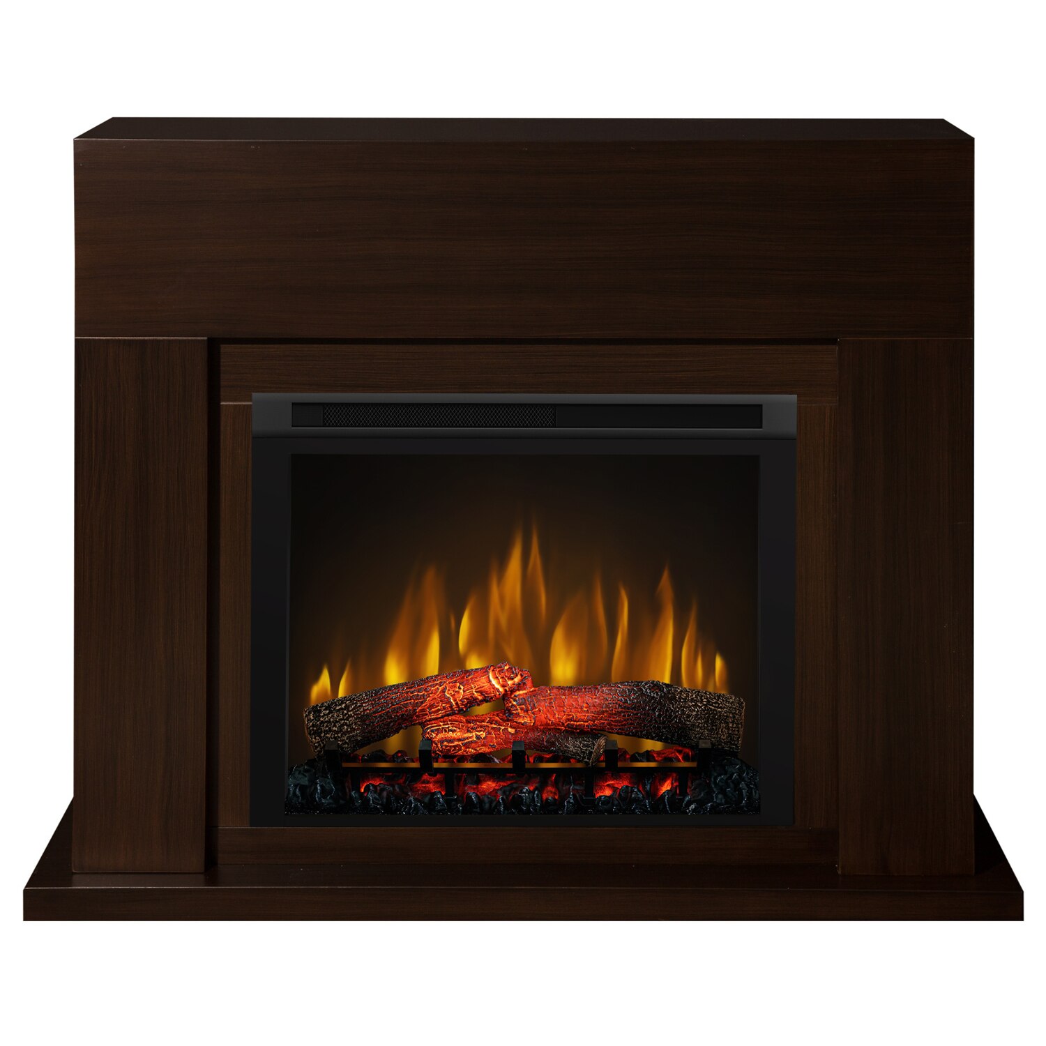 Semineu electric New Cubus Wenge cu focar electric 3D Dimplex Optiflame XHD28 si sunet