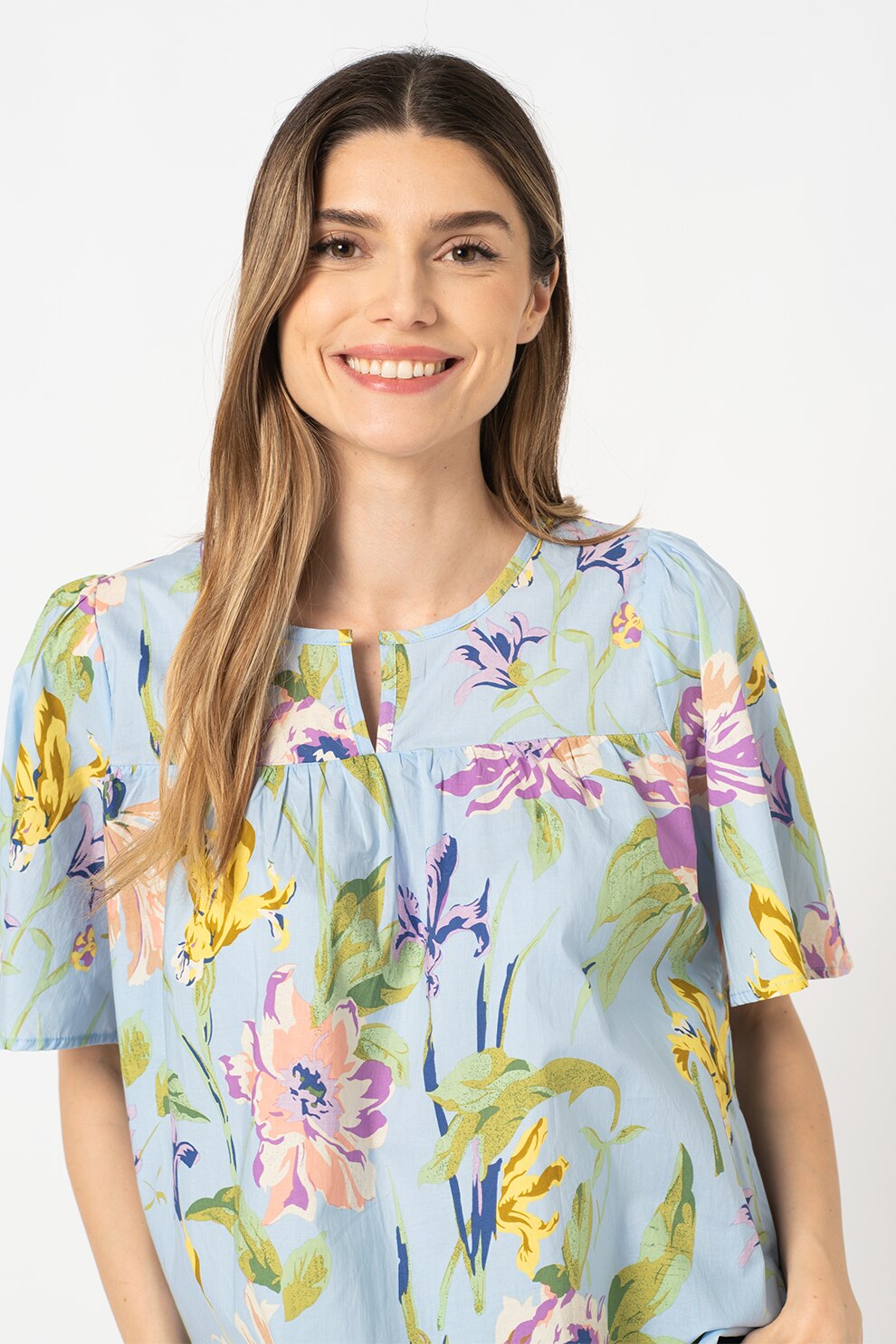 Sisters Point, Bluza cu maneci scurte Ezza, Multicolora