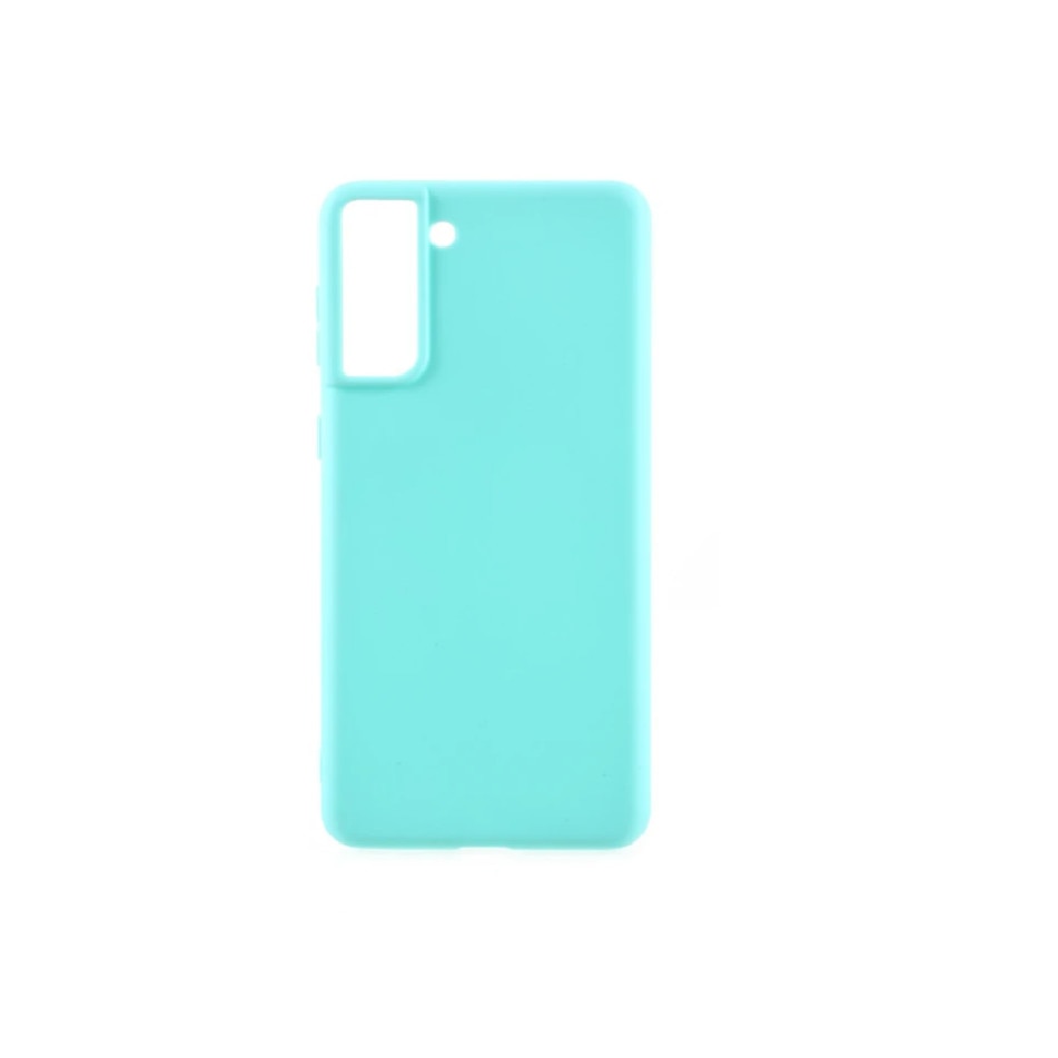 Husa de protectie flexibila pentru Samsung Galaxy S21 5G, bumper, carcasa, Baby Blue, BBL2347