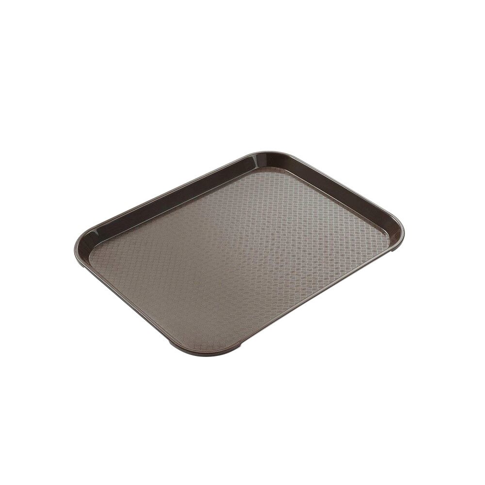 Tava servire fast food maro din polipropilena Hendi 265x345x(h)20 mm