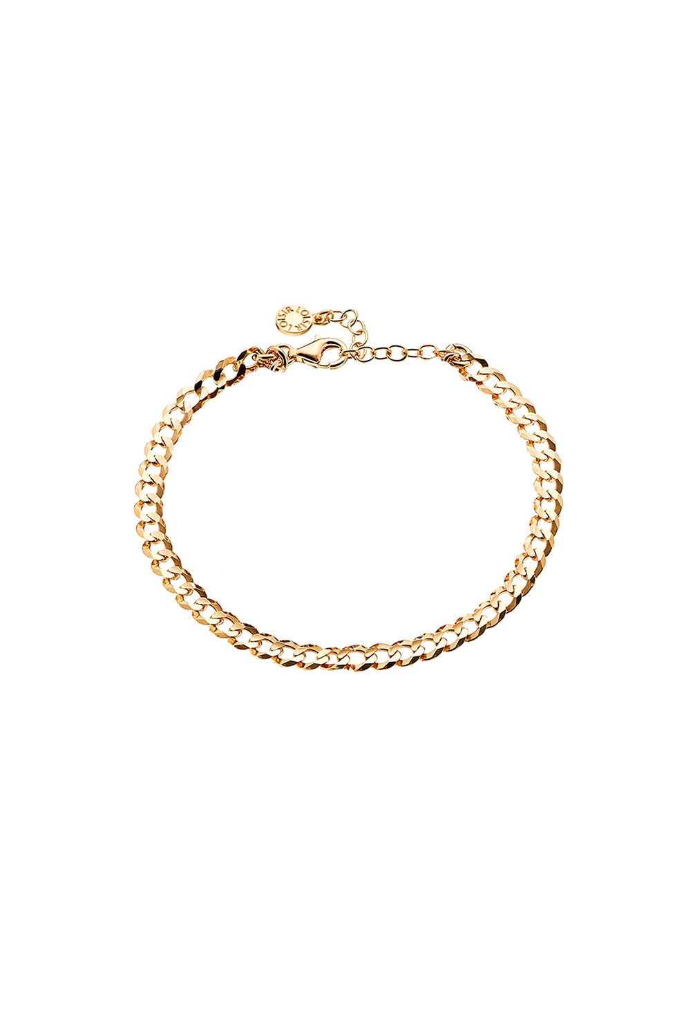 Loisir by Oxette, Bratara de lant placata cu aur de 14K, Auriu