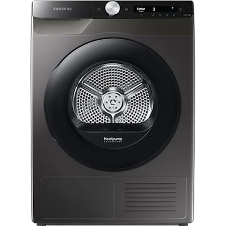 Uscator de rufe Samsung DV80T5220AX/S7, Pompa de caldura, 8 kg, Clasa A+++, AI Control, Quick Dry, Optimal Dry, WiFi, Inox