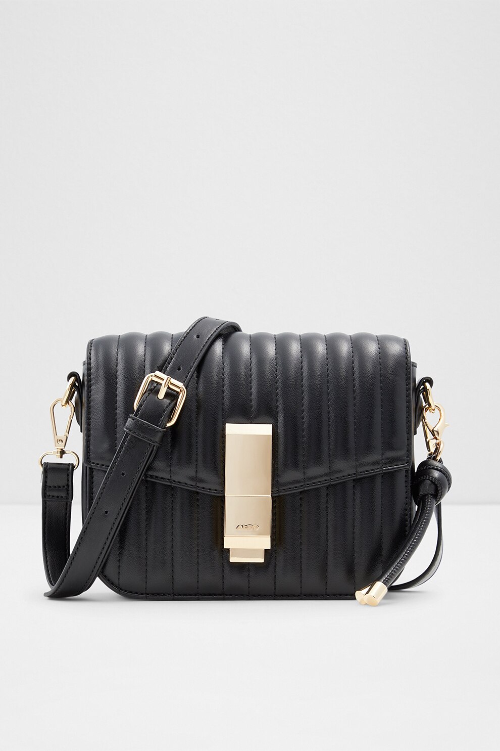 Aldo, Geanta crossbody de piele ecologica Erigossa, Negru