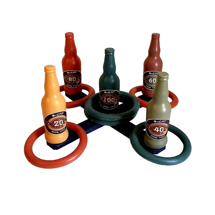 Joc de aruncat inele, 13 piese