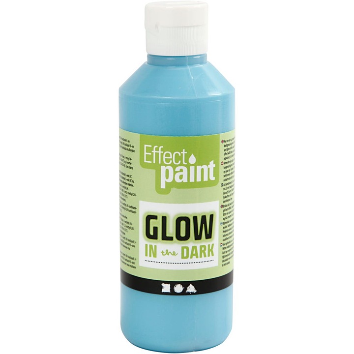 Fluoreszkáló festék, Fluoreszkáló világoskék, 250 ml/flakon