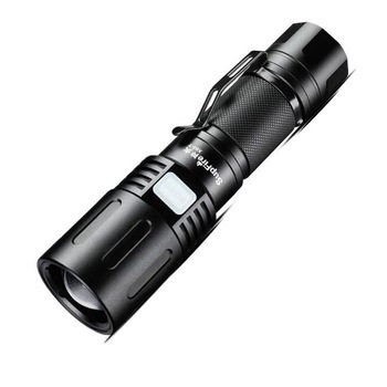 Lanterna LED SupFire X60-T, cu Zoom, 36W, 3000 lm, 3400 mAh, incarcare USB, IP34, functie Powerbank Lanterna LED SupFire X60-T, cu Zoom, 36W, 3000 lm, 3400 mAh, incarcare USB, IP34, functie Powerbank