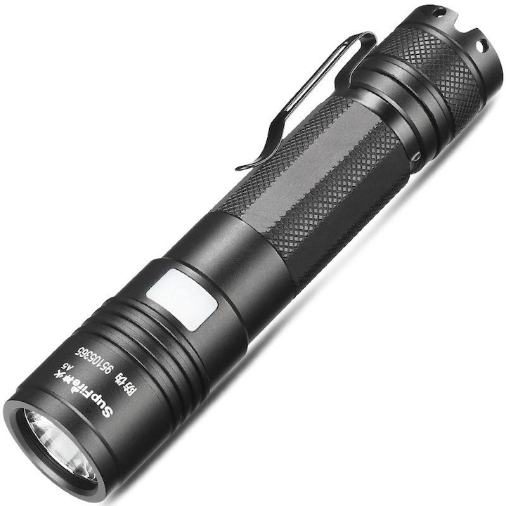 LED фенер Supfire A5, 3W, 300 лумена, 200, USB зареждане, Алуминий
