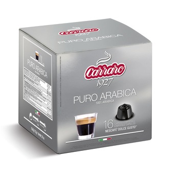 Capsule cafea Carraro Puro Arabica compatibile Dolce Gusto Capsule cafea Carraro Puro Arabica compatibile Dolce Gusto