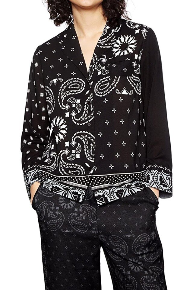 Camasa Desigual Capanema, S, negru