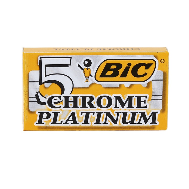 Tartalék pengék Bic Chrome Platinum, 5 db