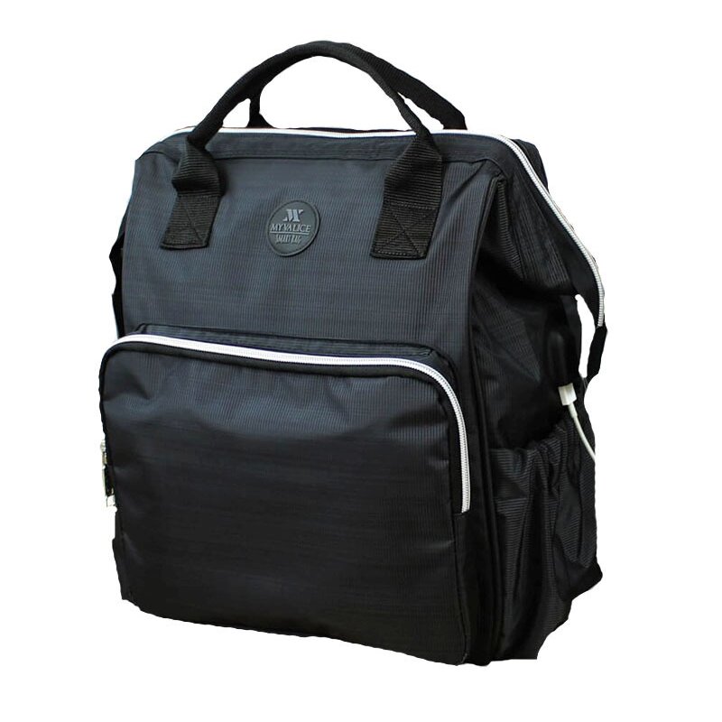 Rucsac pentru mamici, cu mufa USB, Smart Bag, gri inchis