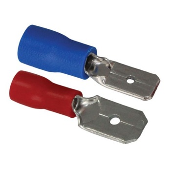 Set 25 terminale izolate, 1.5 - 2.5 mm², 0.8 x 4.75 mm, Commel, 524334 Set 25 terminale izolate, 1.5 - 2.5 mm², 0.8 x 4.75 mm, Commel, 524334