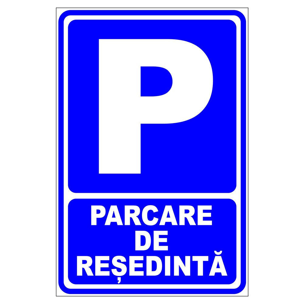 Placuta parcare, parcare de resedinta, Sigtra, 300x400 mm, PVC, 2 mm