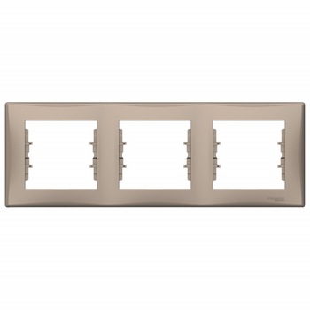 Rama tripla orizontala, IP20, Titan, Schneider Sedna Rama tripla orizontala, IP20, Titan, Schneider Sedna