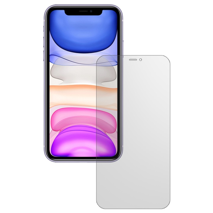 Folie mata SILKASE pentru Apple iPhone 11 Pro Max, protectie ecran, silicon regenerabil