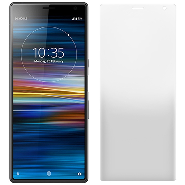 SILKASE матово фолио за Sony Xperia 10 Plus, защита на екрана, възобновяем силикон