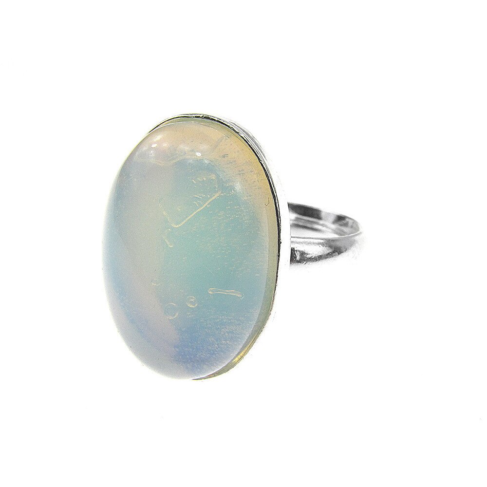 Inel argint reglabil opalit 18x13 MM