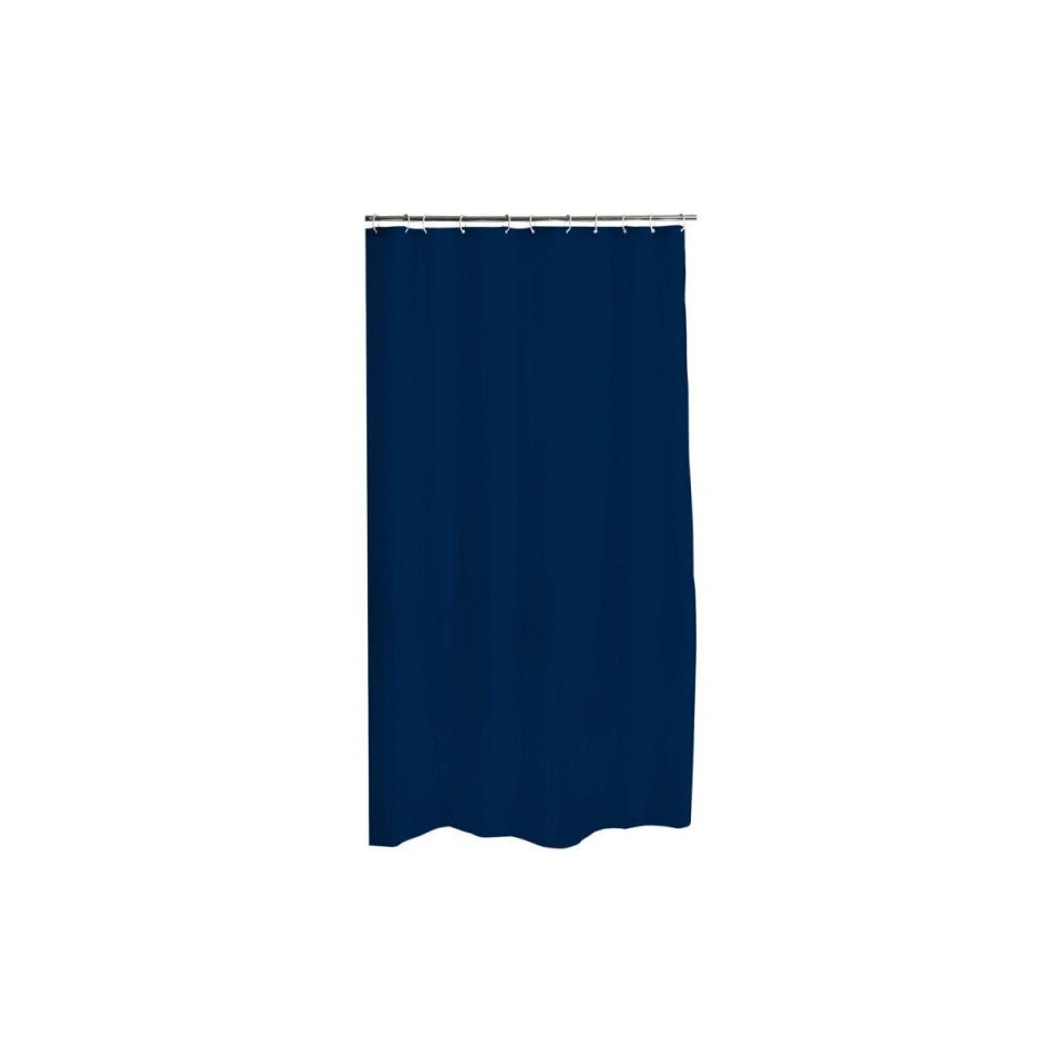 Perdea de dus, poliester, 200x180x0.5 cm, indigo