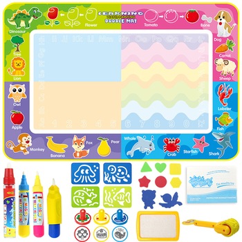 Set educational si interactiv Dinosaur Magic, Covoras, Desen, Pictura, 150 x 100 cm, Multicolor Set educational si interactiv Dinosaur Magic, Covoras, Desen, Pictura, 150 x 100 cm, Multicolor