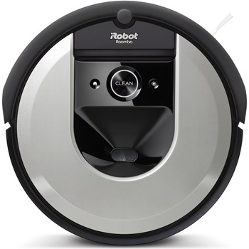 Robot aspirator iRobot Roomba i7 (i7156), Li-ion, Consum 26Wh, Putere 10x, 10 harti, Bariere virtuale, Golire automata gunoi, WiFi, App, Alexa&Google, 3-Stage Cleaning System, Sistem aspirare mecanic+vacuum cu 2 perii, gri deschis Robot aspirator iRobot Roomba i7 (i7156), Li-ion, Consum 26Wh, Putere 10x, 10 harti, Bariere virtuale, Golire automata gunoi, WiFi, App, Alexa&Google, 3-Stage Cleaning System, Sistem aspirare mecanic+vacuum cu 2 perii, gri deschis