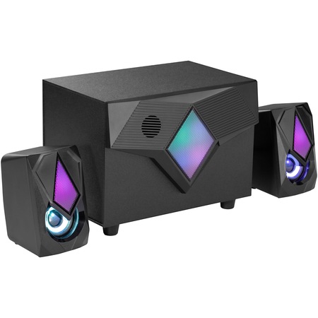 Boxe gaming A+ Kotys, 2.1, Iluminare RGB