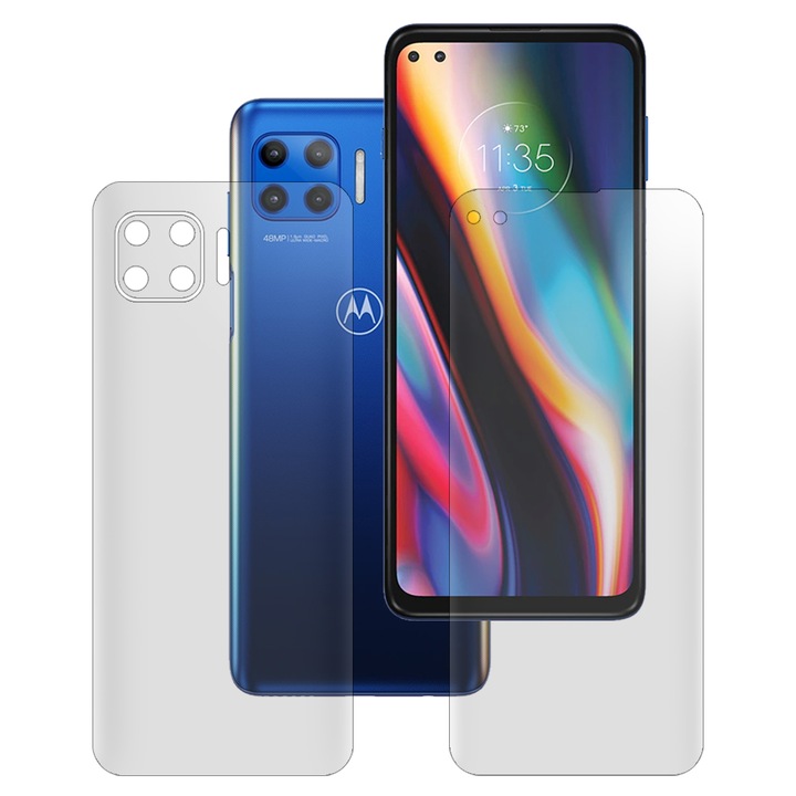Комплект 2 матови фолиа SILKASE за Motorola Moto G 5G Plus, защита на телефона, възобновяем силикон