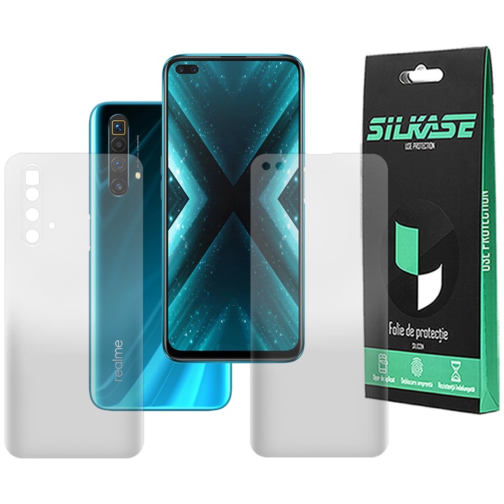 Комплект 2 матови фолиа SILKASE за Realme X3 SuperZoom, защита на телефона, възобновяем силикон