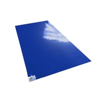 Covoras dezinfectant, antibacterian, LDPE sticky mat pentru decontaminare 63x94x12cm , 30 straturi, grosime 35 um