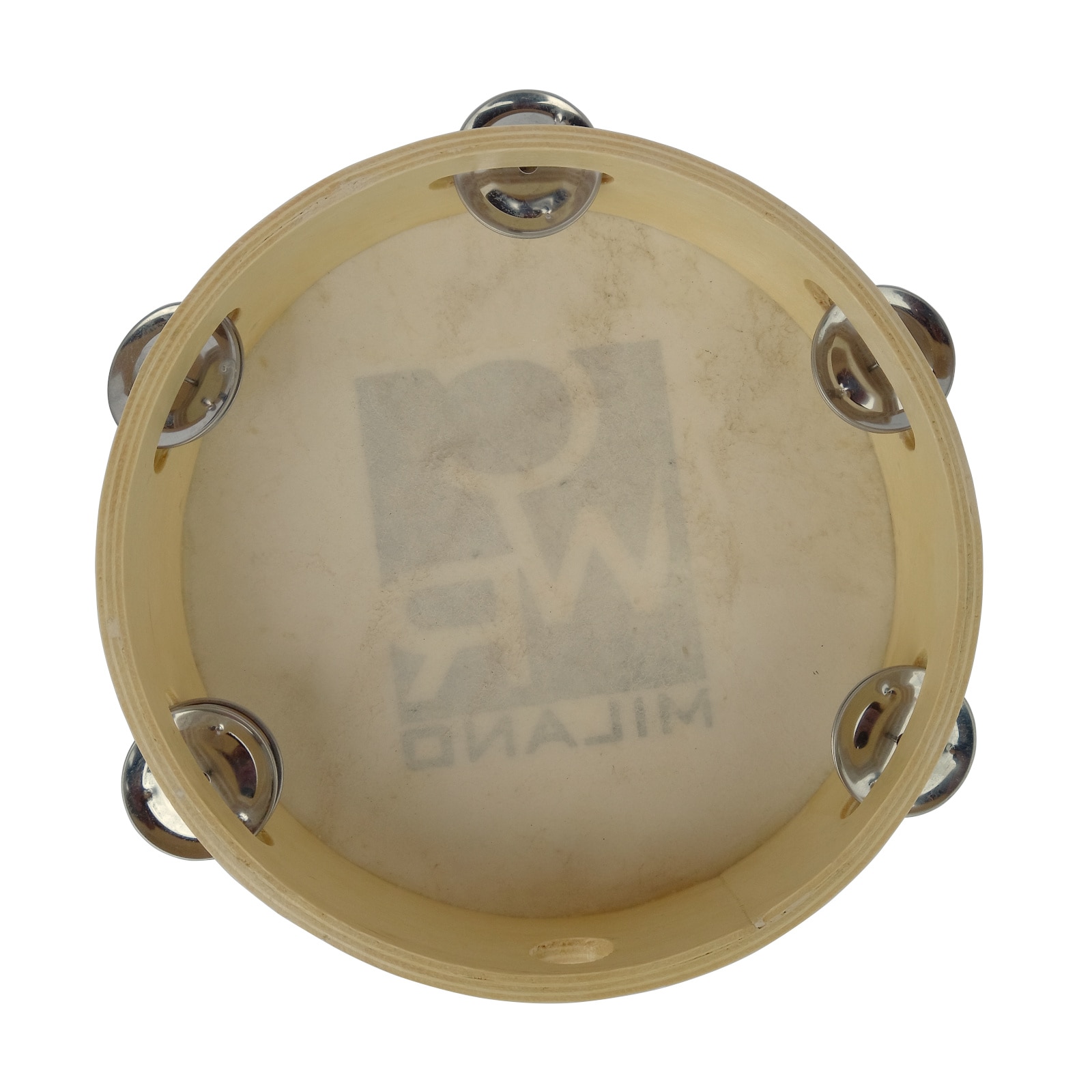 Tamburina 21cm cu membrana artificiala si 5 perechi de zurgalai - eMAG.ro