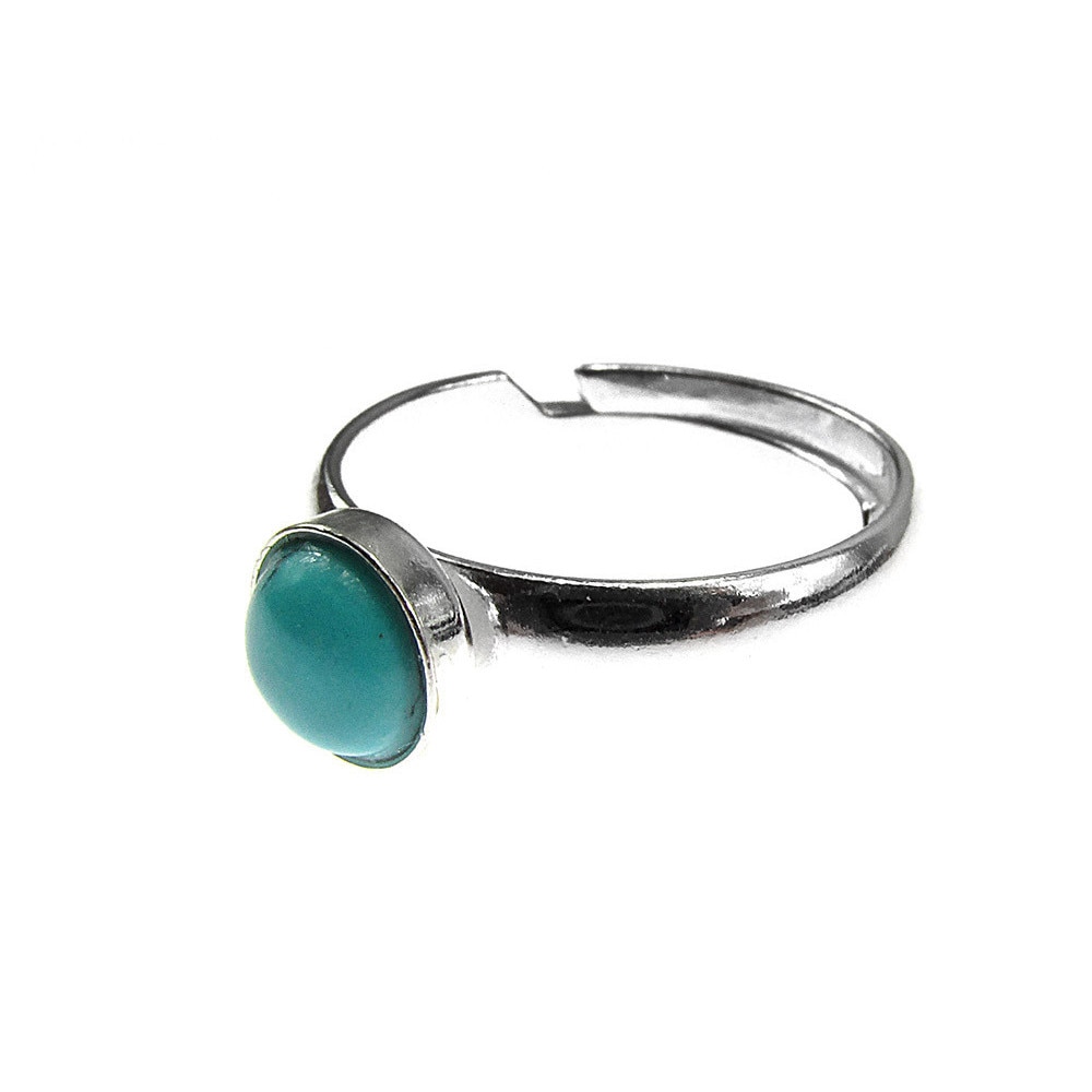 Inel argint reglabil cu turcoaz 6 MM