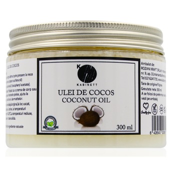 Ulei de cocos, 100 % natural,Kabinett, 300ml Ulei de cocos, 100 % natural,Kabinett, 300ml
