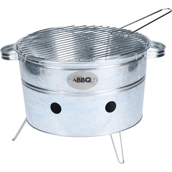Gratar Bucket, 34x20 cm, metal, argintiu Gratar Bucket, 34x20 cm, metal, argintiu