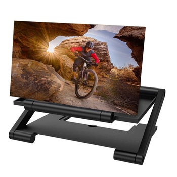 Amplificator cu picior integrat pentru imagine telefon, pliabil, material fibra de plexiglas+PC, Barste Amplificator cu picior integrat pentru imagine telefon, pliabil, material fibra de plexiglas+PC, Barste