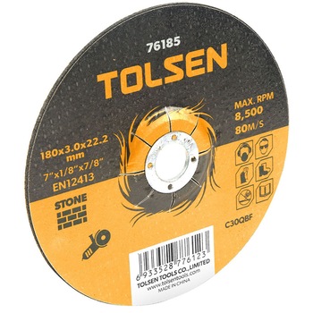 Disc de taiere cu centru coborat piatra 115x3x22 mm Disc de taiere cu centru coborat piatra 115x3x22 mm