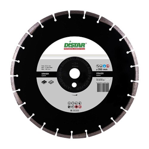 Disc diamantat Stayer 350mm 1A1RSS/C3S 350x3,5/2,5x10x25,4 Asfalt