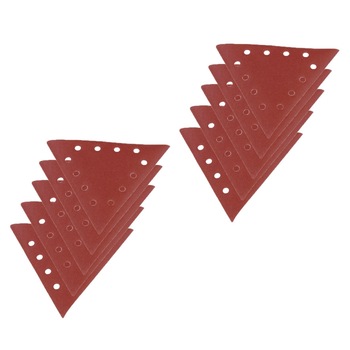 Set discuri abrazive triunghiulare pentru masinile de slefuit Scheppach SCH7903800601, granulatie 80, 10 bucati Set discuri abrazive triunghiulare pentru masinile de slefuit Scheppach SCH7903800601, granulatie 80, 10 bucati