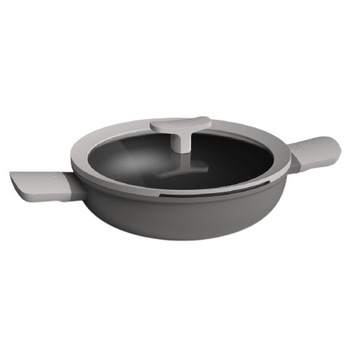 Tigaie wok indian BergHOFF-Leo, 24x7.5 cm , aluminiu, gri Tigaie wok indian BergHOFF-Leo, 24x7.5 cm , aluminiu, gri