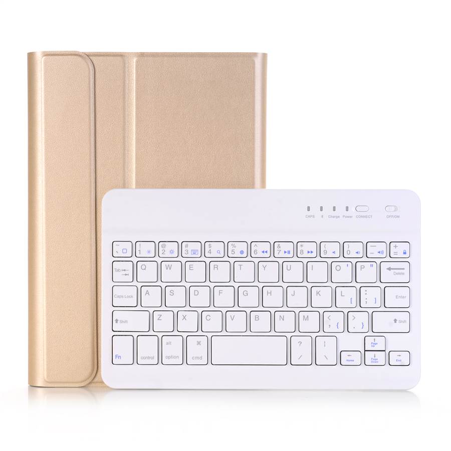 Husa pentru tastatura si Samsung Galaxy Tab A7 2020, T500, 10.4'', Auriu