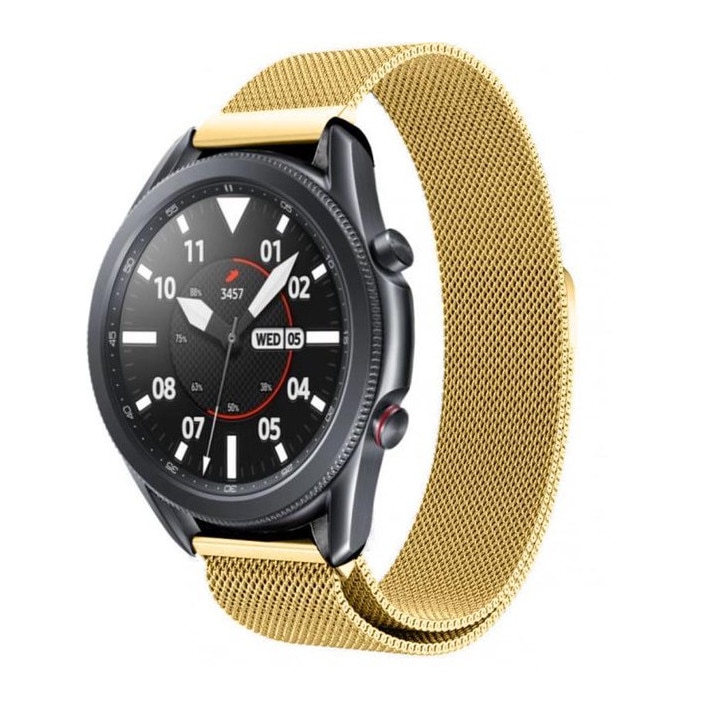 Метална каишка, съвместим с MTP, Samsung Galaxy Watch 3 45 mm ...