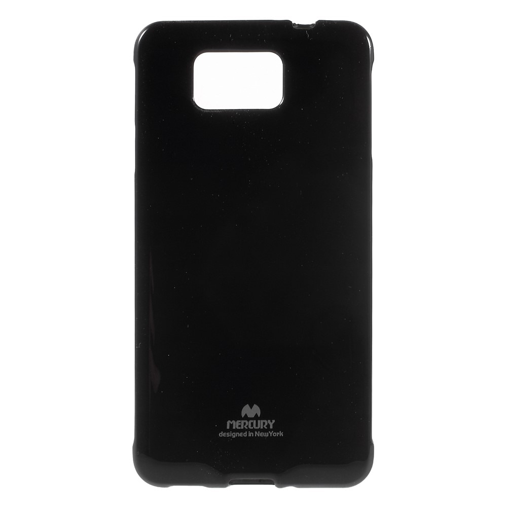 Husa samsung Galaxy Alpha SM-G850F, Silicon, Negru, Slim