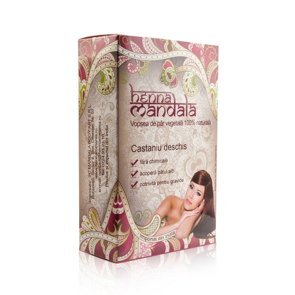 Henna Mandala castaniu deschis 100 g