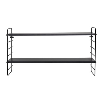 Etajera din metal Bloomingville North, Negru 35x65 cm Etajera din metal Bloomingville North, Negru 35x65 cm
